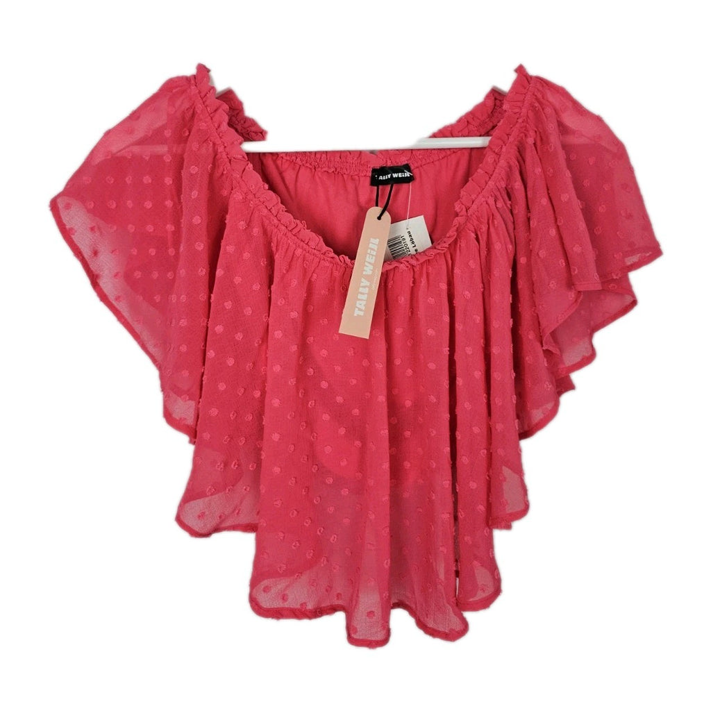 EK9128 Damen Bluse von Tally Weijl, pink, Gr.XS0