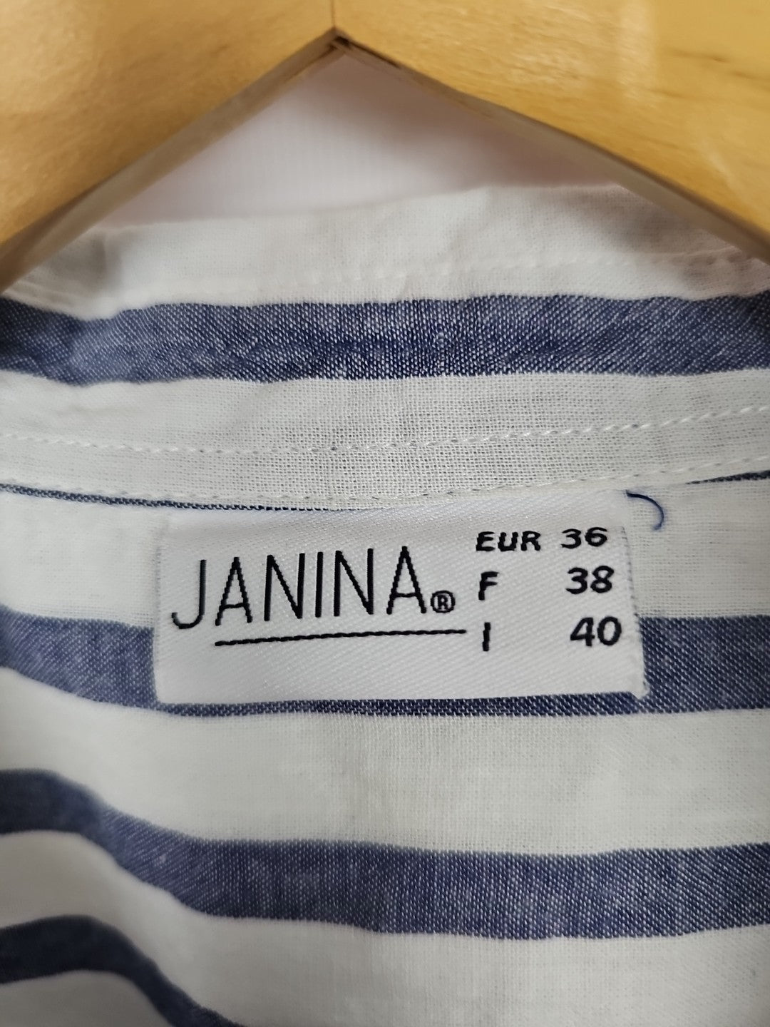 EK8308 Herren Kurzshirt Hemd  Janina Gestreift  Gr.361