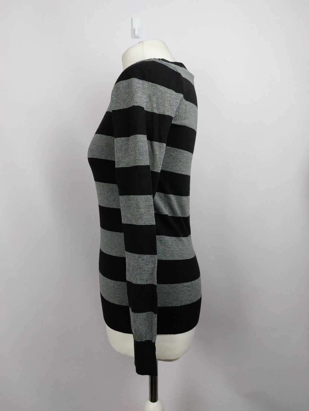 EK4661 Damen Pullover von EDC, grau-schwarz, Gr.XS2