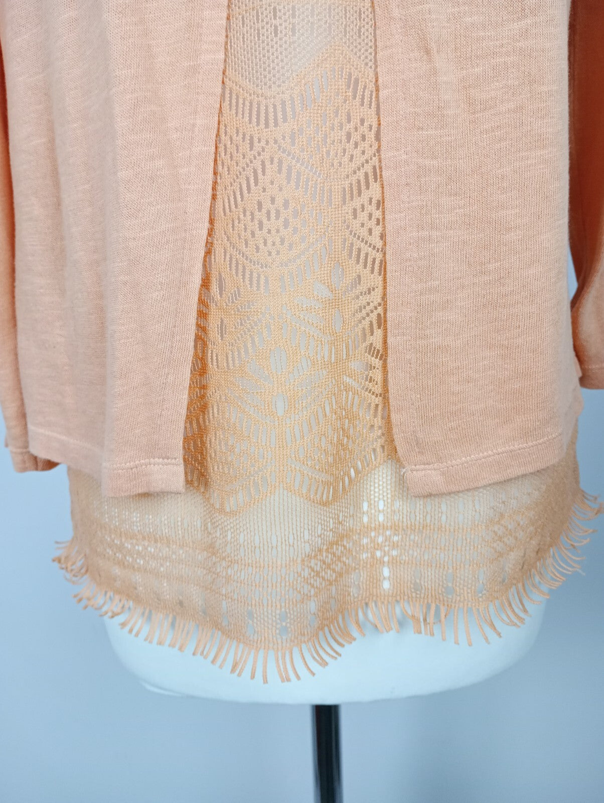 EK0379 Damen Shirt von Tom Tailor, pastellorange, Gr. XS7