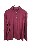 EK 7509 Herren Poloshirt Langarm Boss Bordeaux Gr.XXL0
