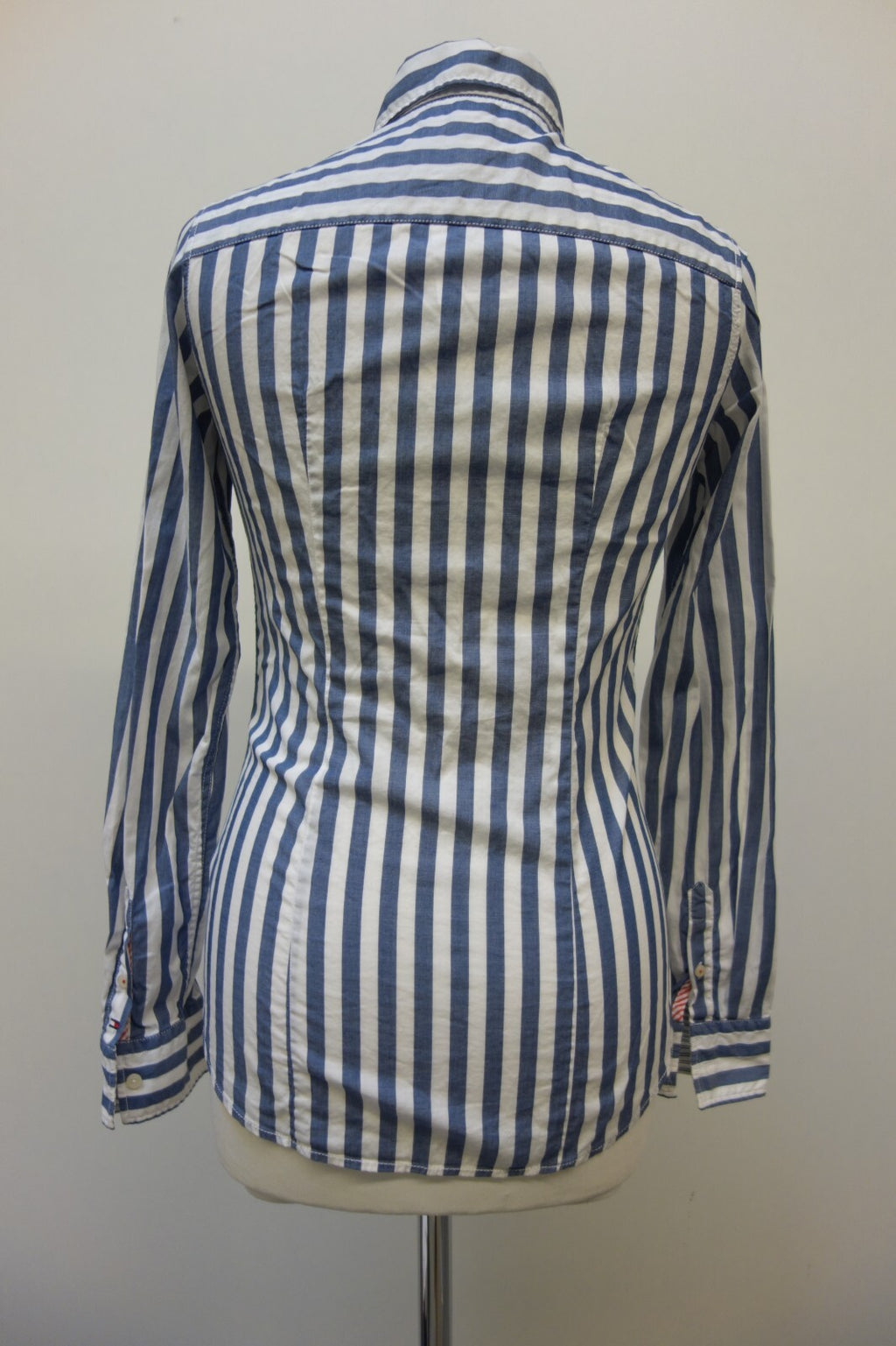 EK2535 Damen Bluse von Tommy Hilfiger, gestreift, Gr. 343