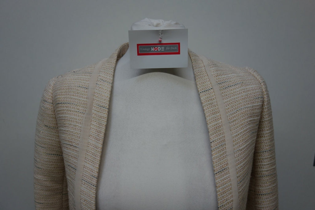 EK0646 Damen Jäckchen von H&M, beige, golden, Gr. 344