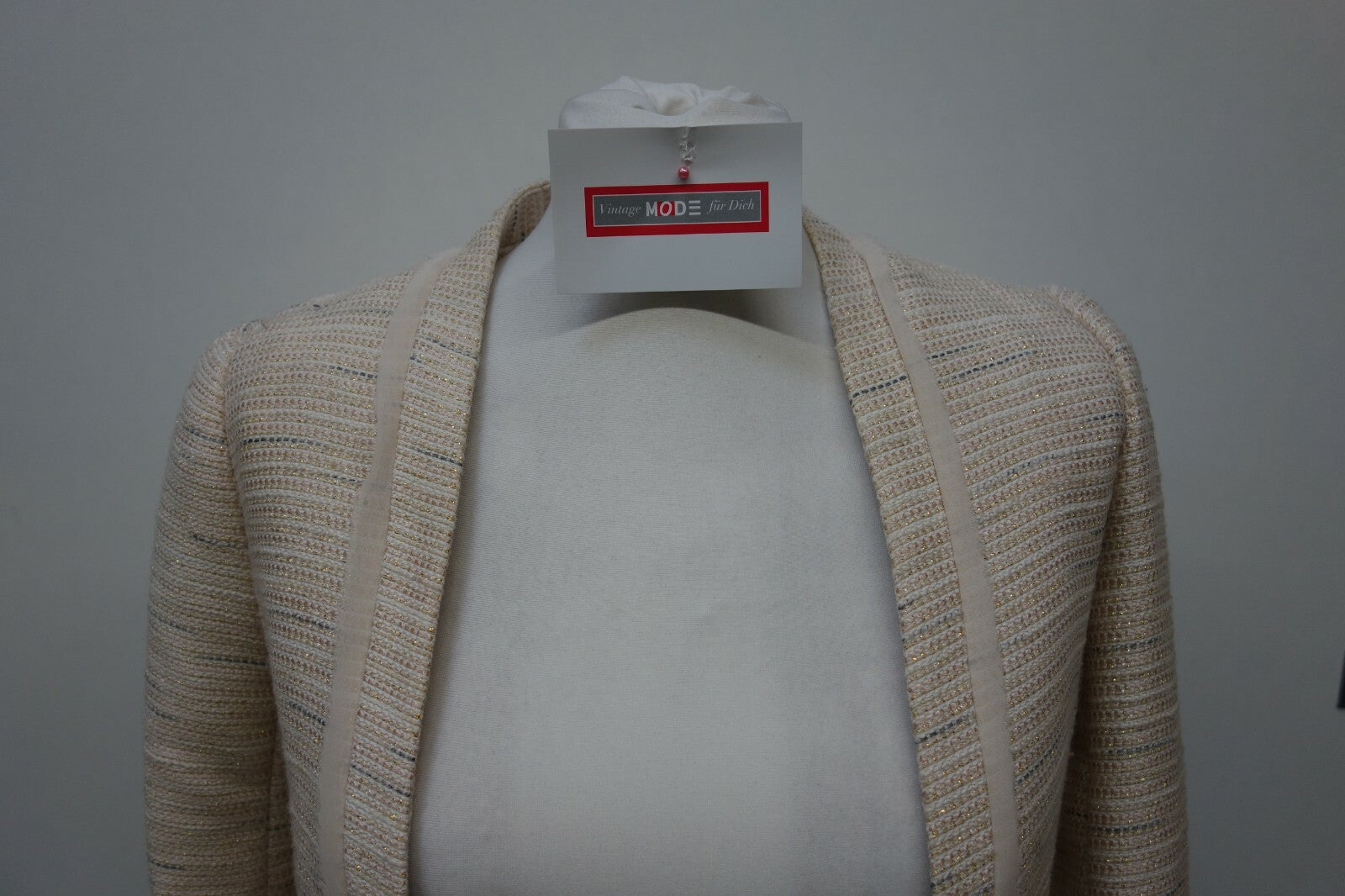 EK0646 Damen Jäckchen von H&M, beige, golden, Gr. 344