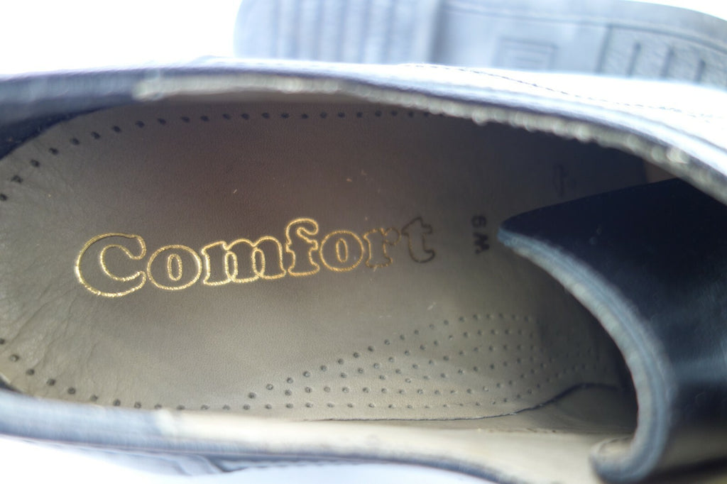 ES0424 Herren Halbschuhe von Luftpolster, schwarz, Gr. 7,56