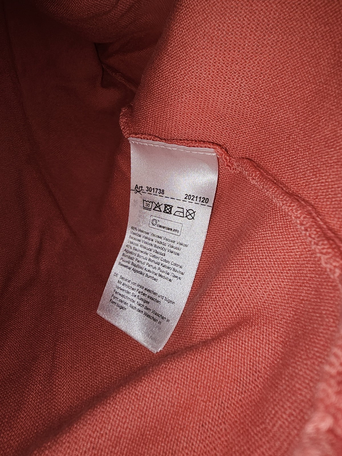 EK7685 Damen Sweatshirt von Cecil, Lachs, Gr.S3