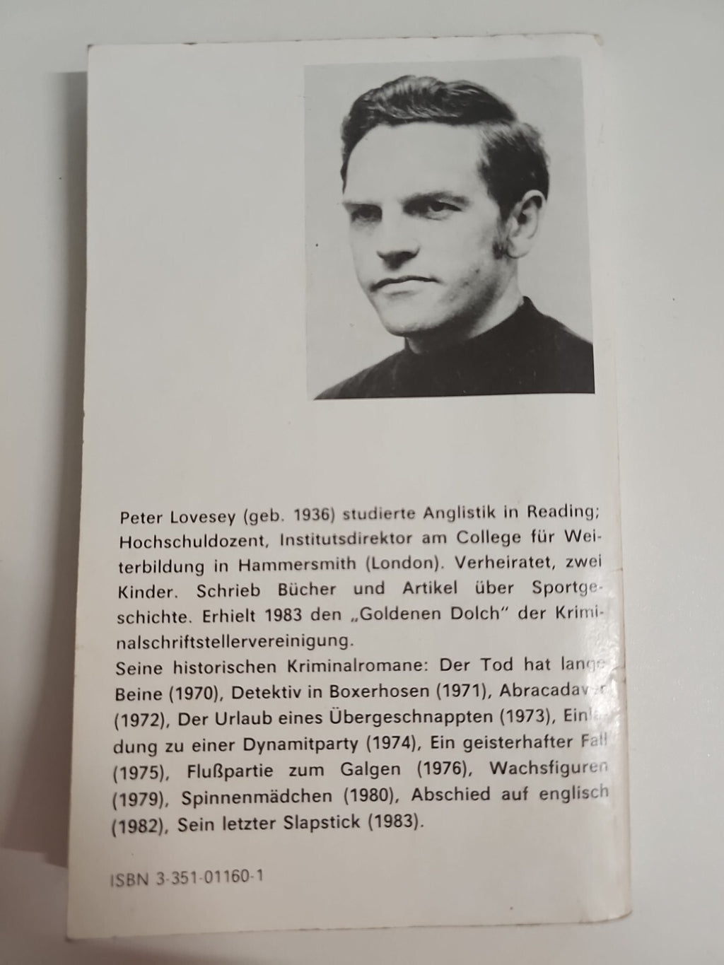 EB1293 Flusspartie zum Galgen, Peter Lovesey 1