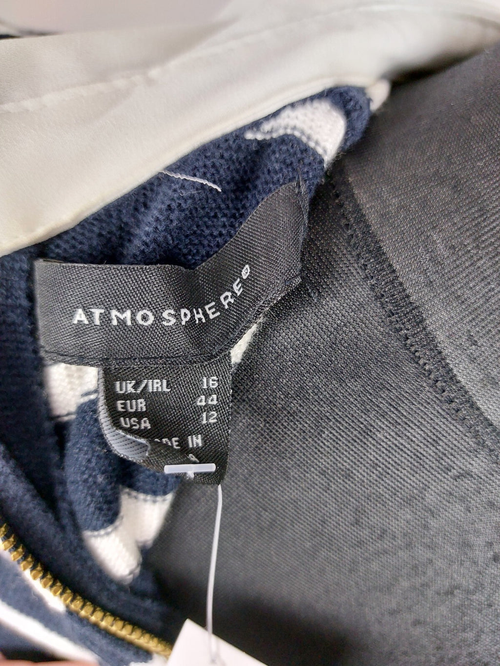 EK5055 Damen Pullover von Atmosphere, weiß-blau, Gr.447