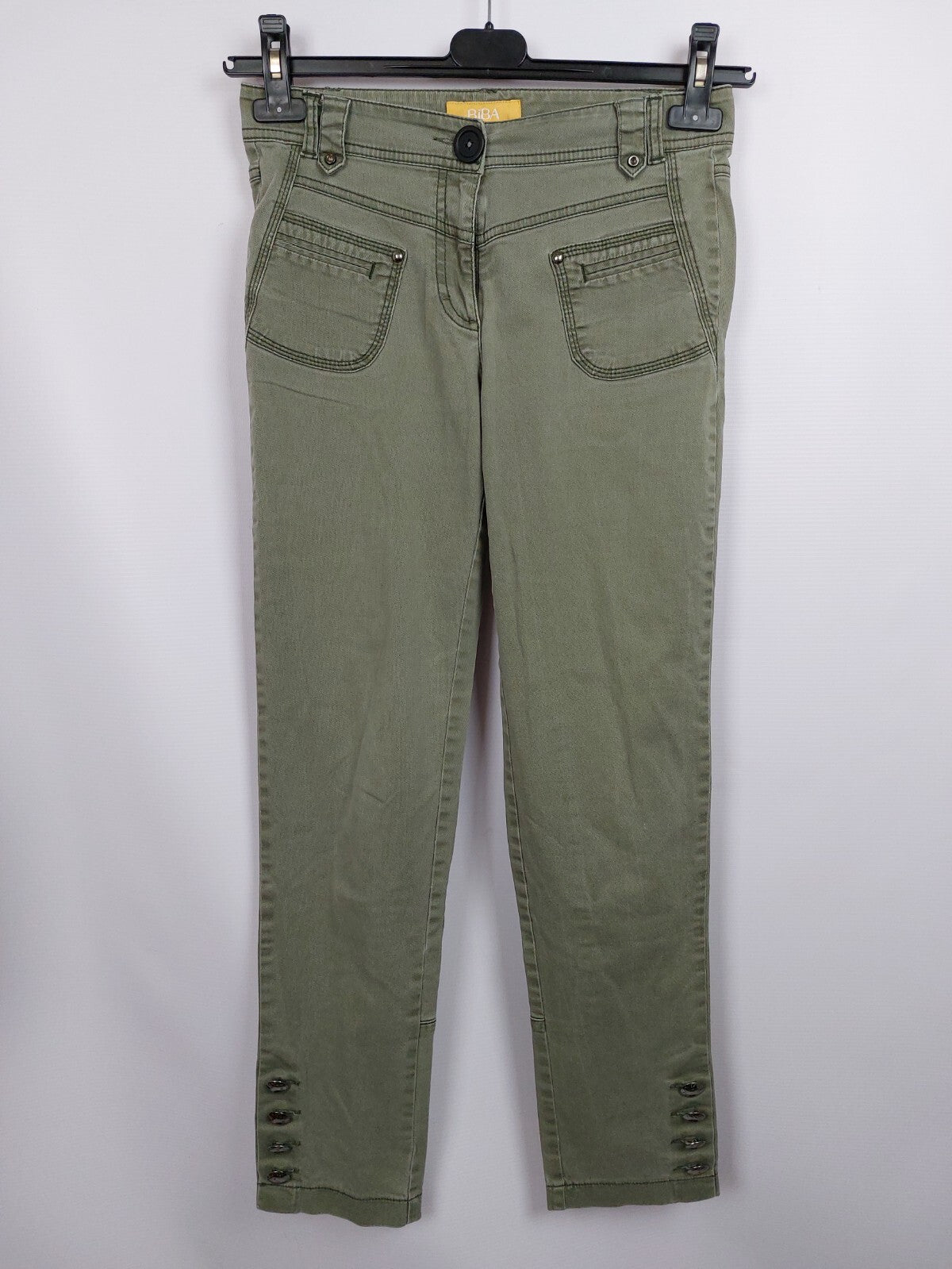 EK1769 Damen Jeans von BiBA, grün, Gr.340