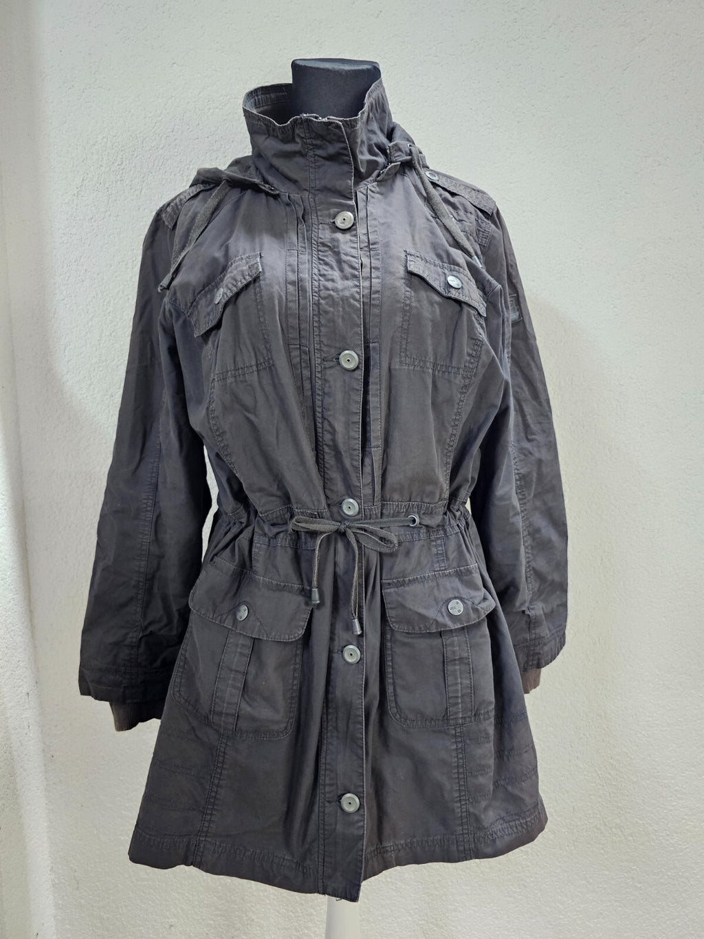 EK6337 Damen Parker von Cecil, grau, Gr. 2XL0