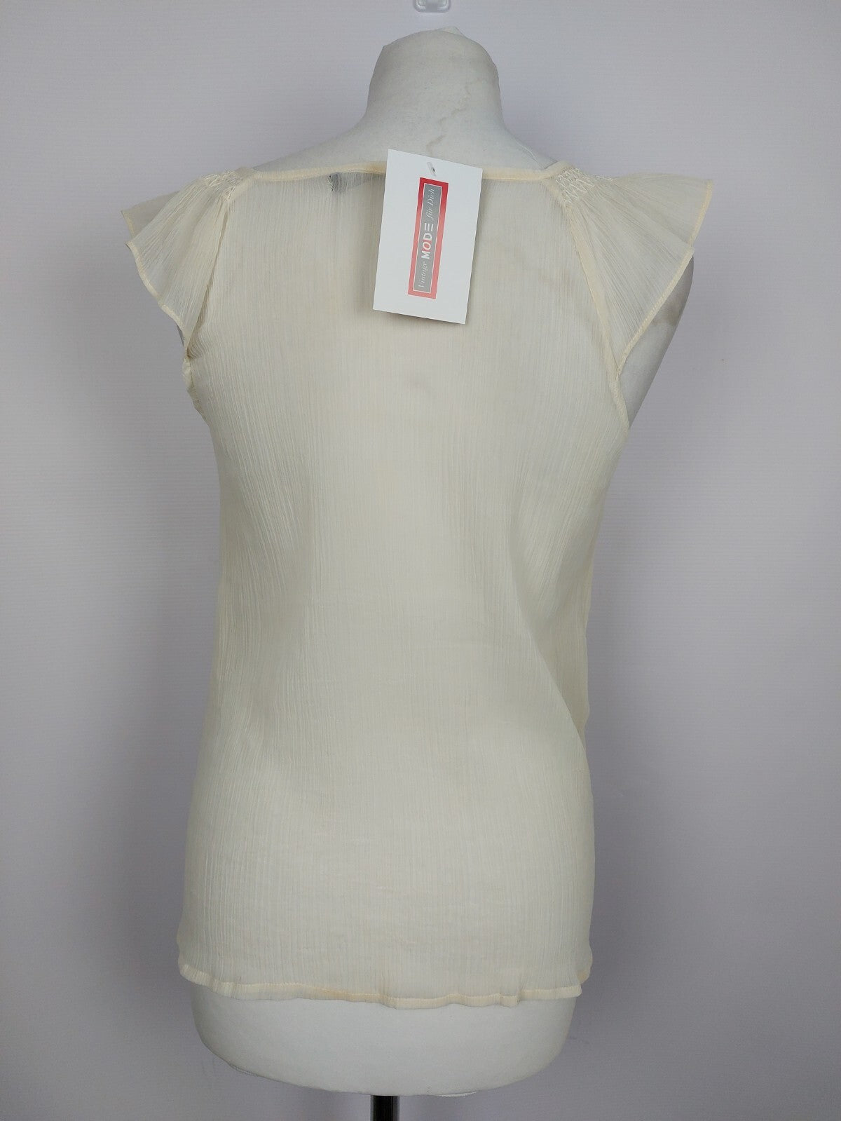 EK3086 Damen Bluse von Zara Trafaluc, champagner, Gr. M3