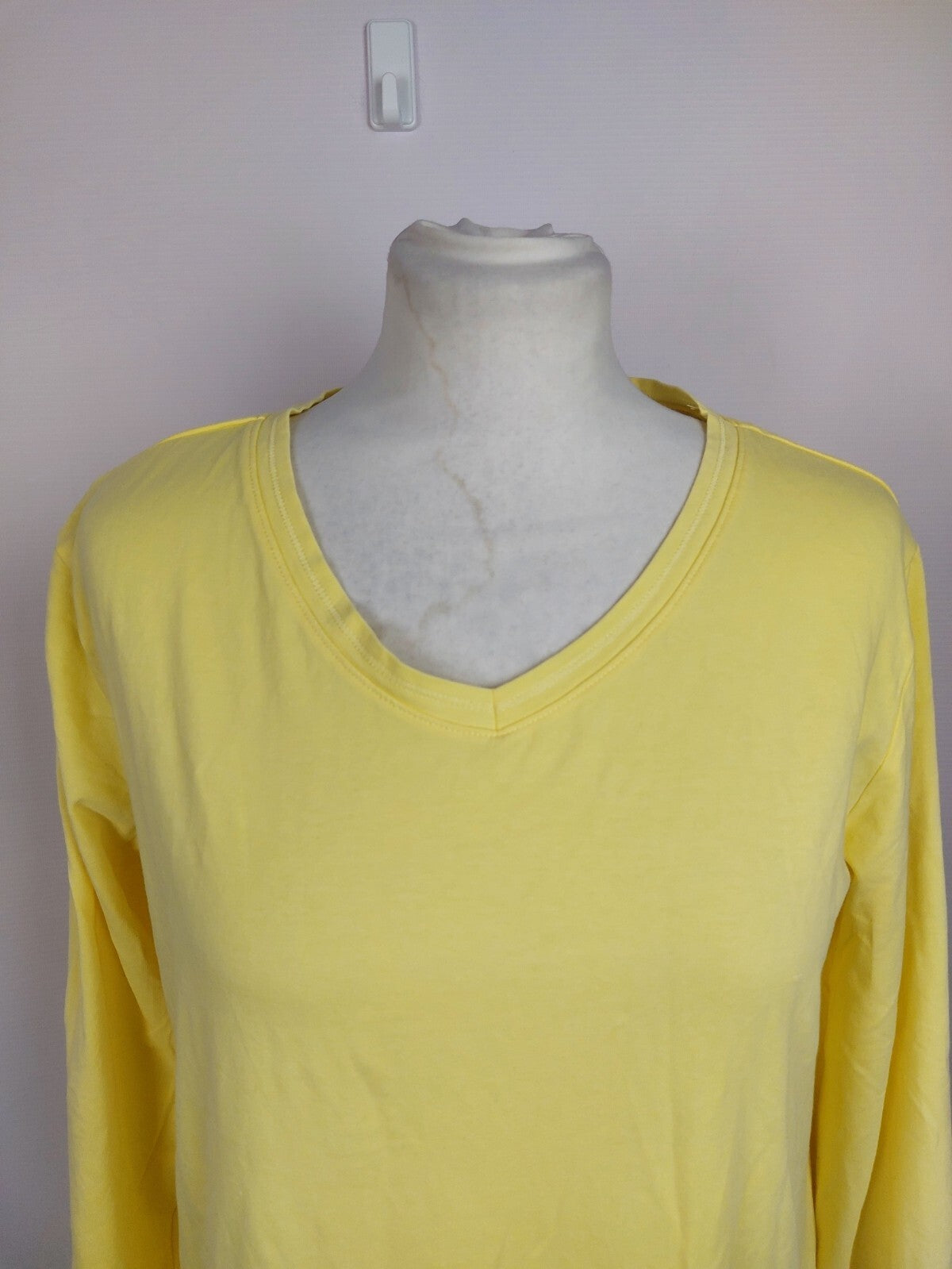 EK5013 Damen Langarmshirt von Ceciliaclassics, gelb, Gr. L (44/46)1