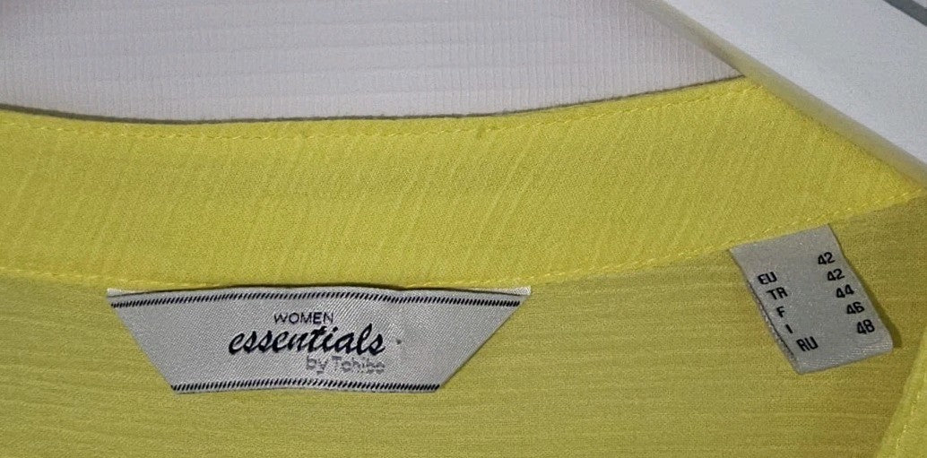 EK8783 Damen Bluse von Tchibo, gelb, Gr.422