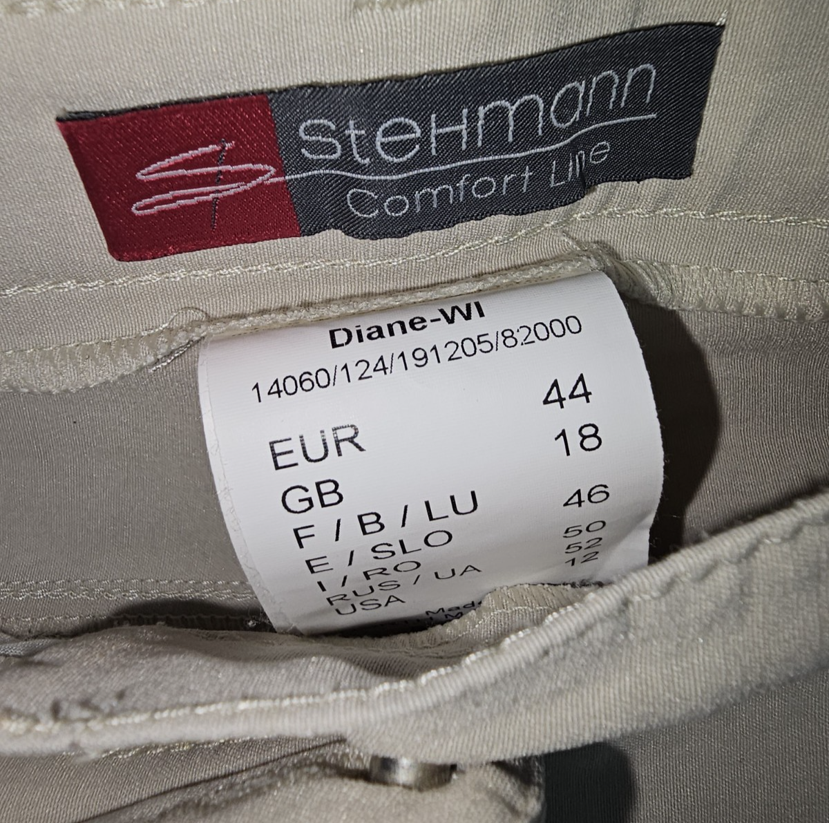 EK7931 Damen Hose von Stehmann, beige, Gr.442