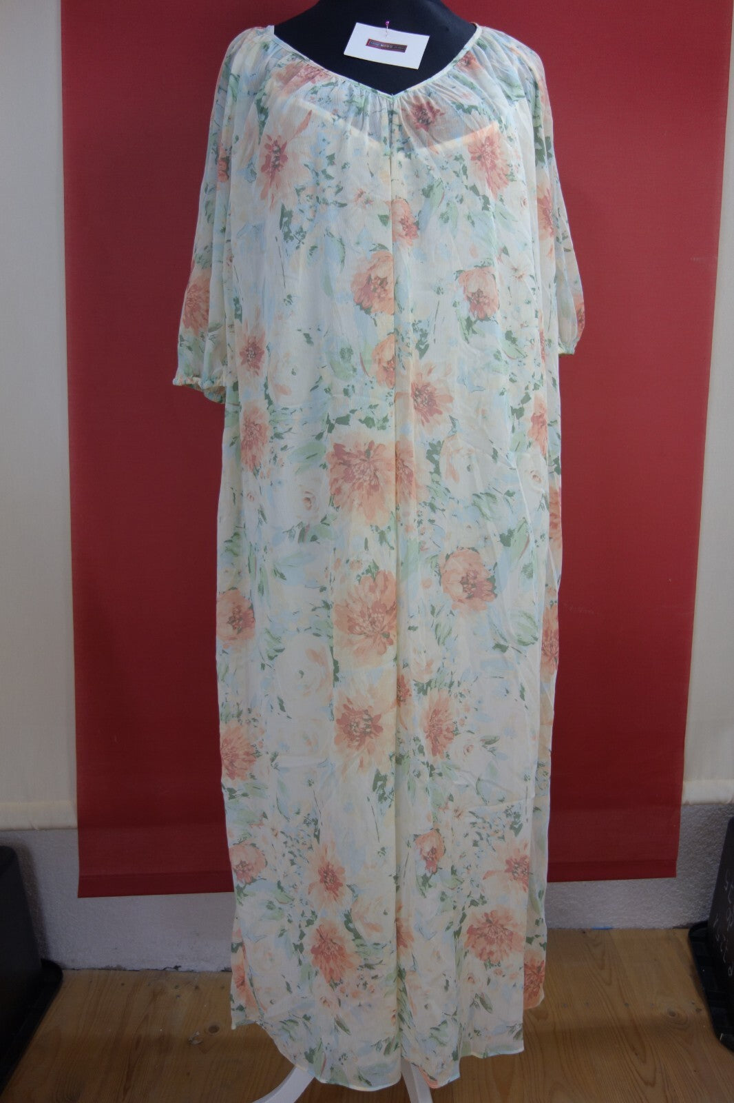 EK2509 Damen Kleid von H&M, geblümt, Gr. L0
