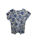 EK9121 Damen Bluse von Greenpoint, blau-weiß, Gr.380
