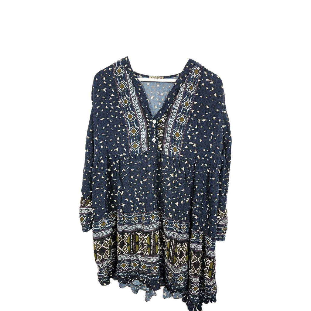 EK10512 Damen Kleid New Colleciton Gr.M Blau0