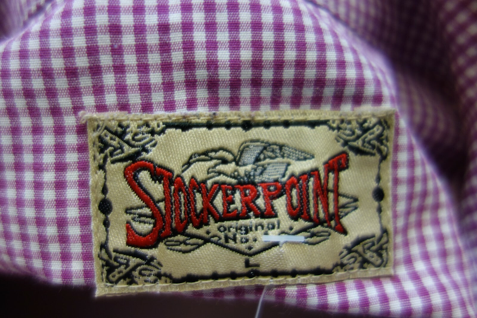 EK0296 Herren Hemd von Stockerpoint, pink, kariert, L4