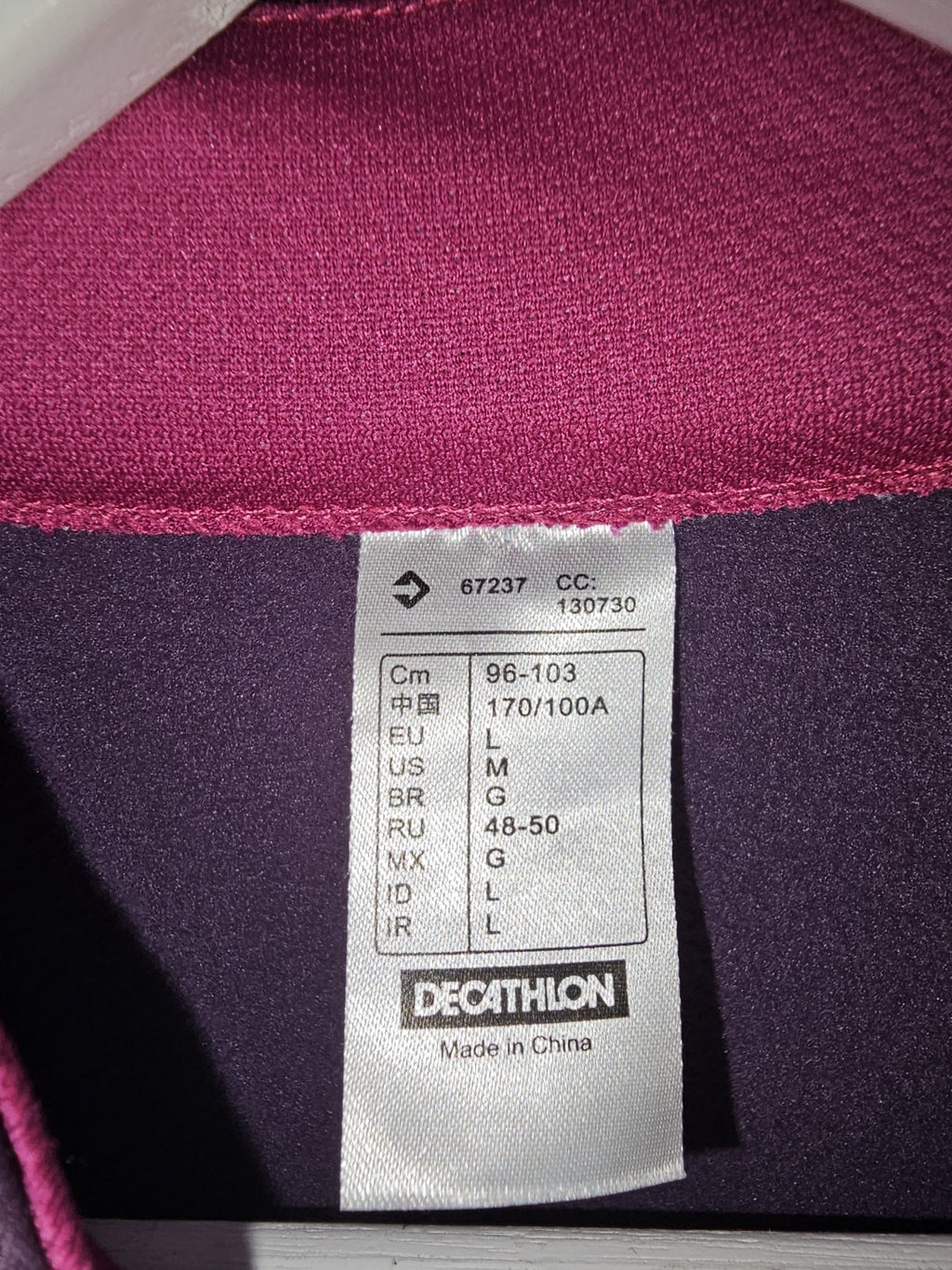 EK8049 Damen Pullover von Wed'ze- Decathlon, lila, Gr.L1
