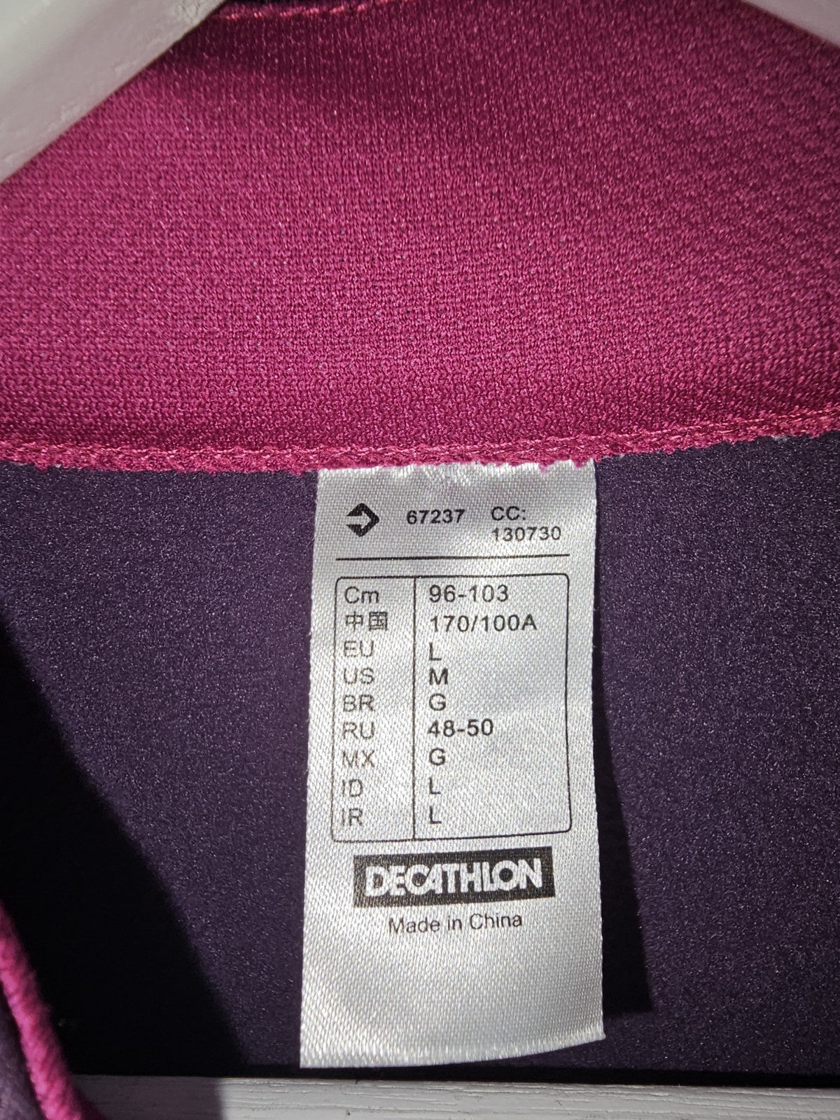 EK8049 Damen Pullover von Wed'ze- Decathlon, lila, Gr.L1