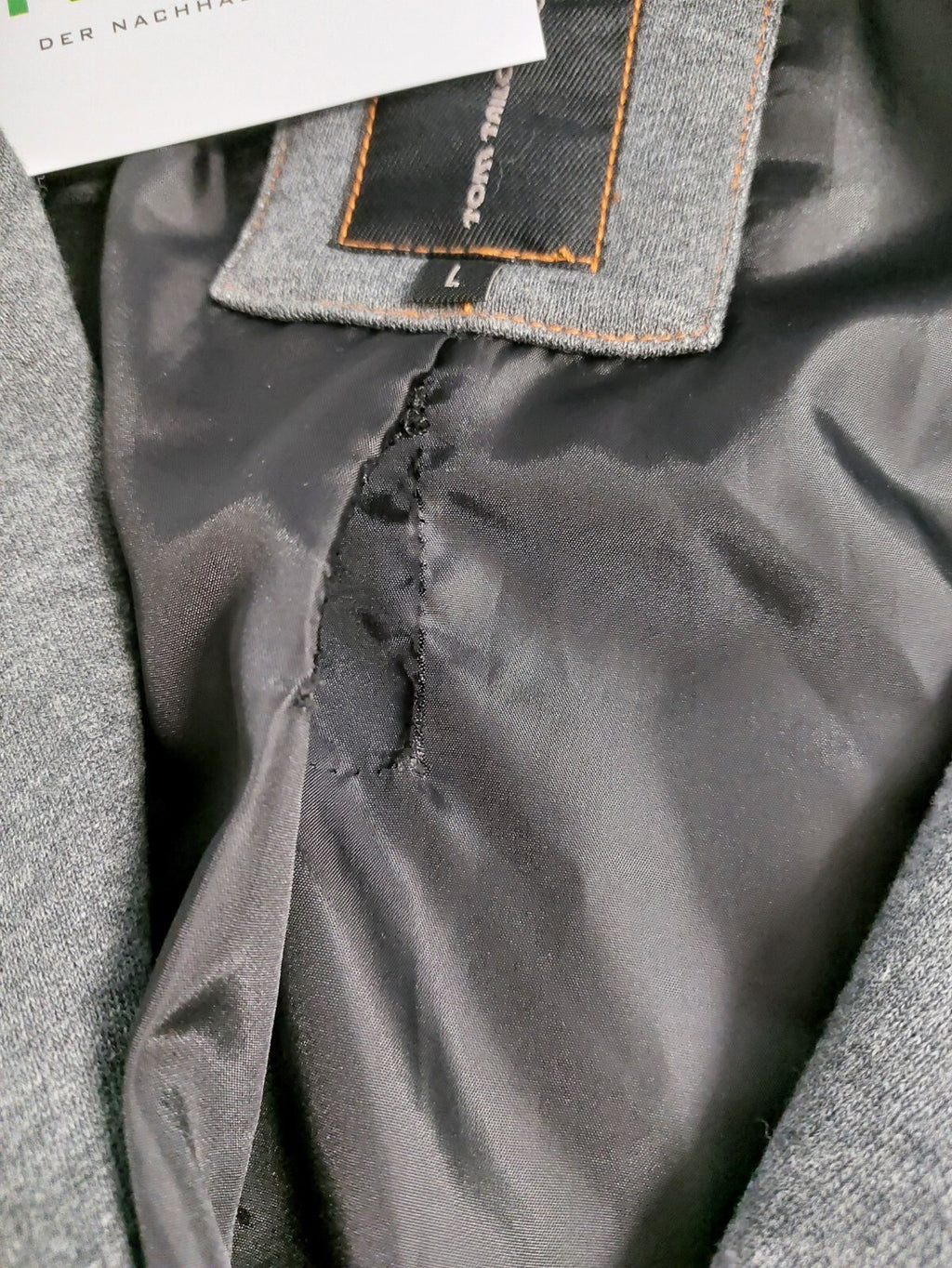 EK5076 Herren Jackettjacke von Tom Tailor, grau, Gr. L9