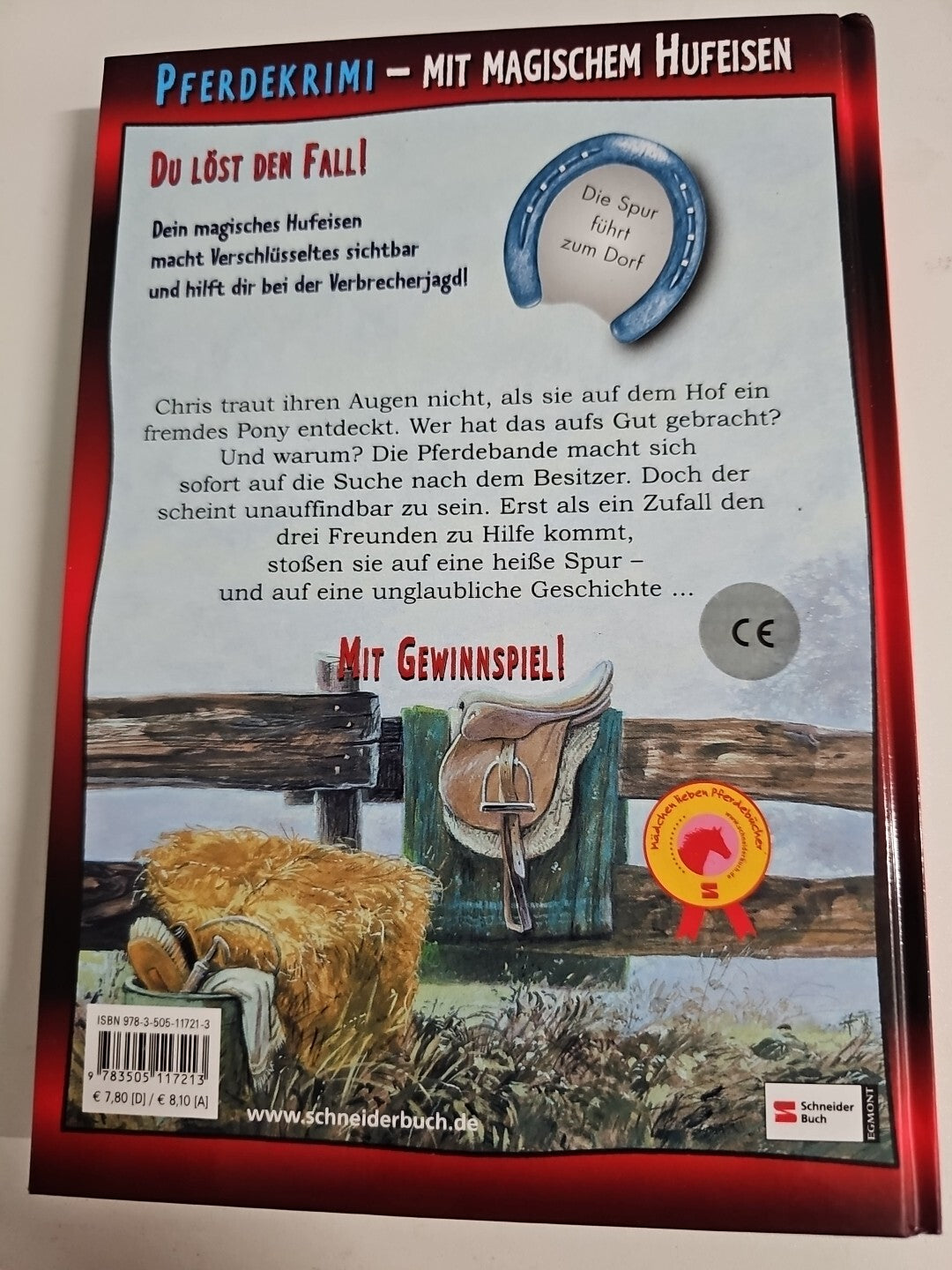 EB1158 Schneider Buch Die Pferdebande und das geheimnisvolle Pony Kinderbuch2