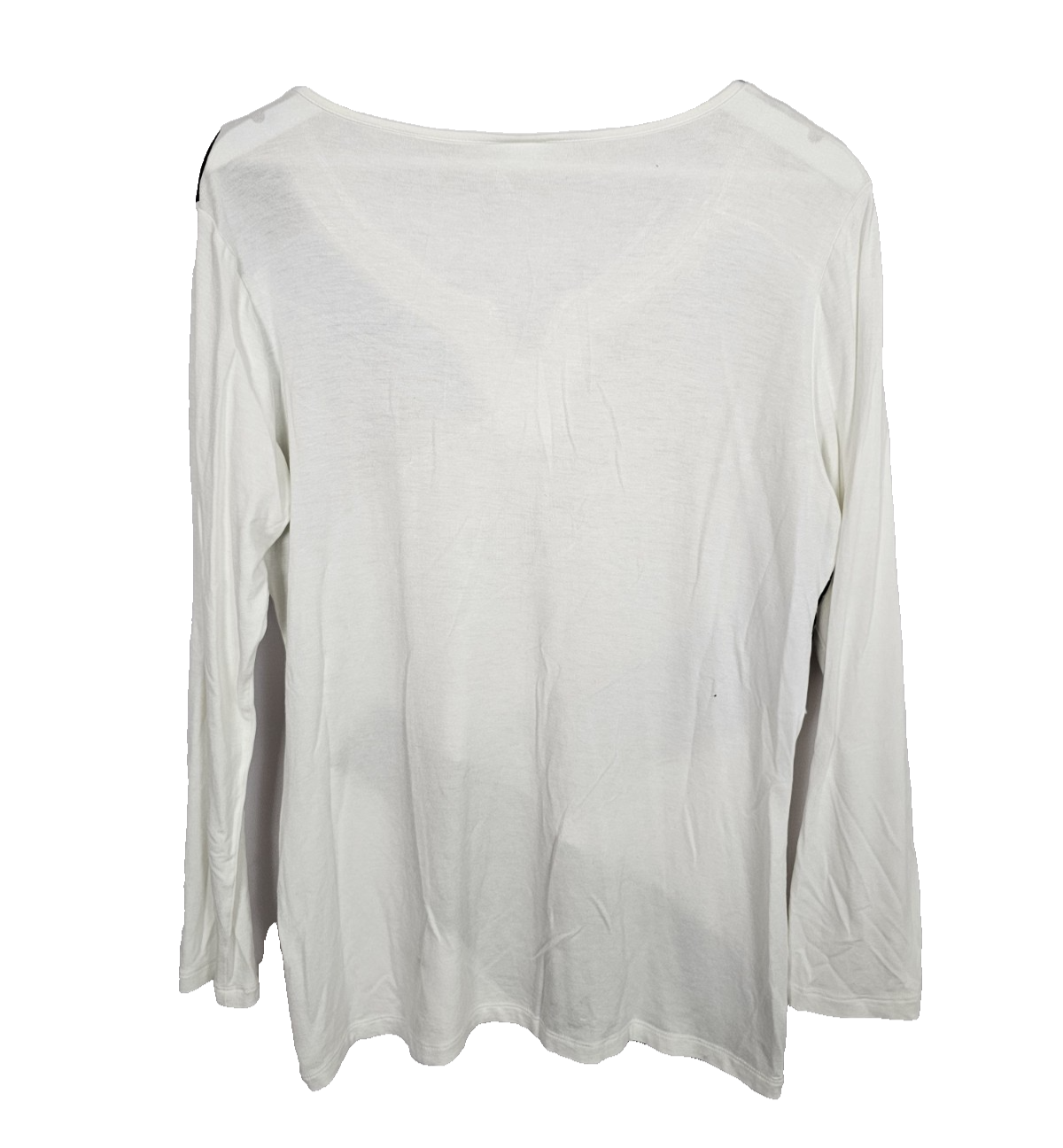 EK8432 Damen Langarmshirt, weiß,schwarz, Gr.403