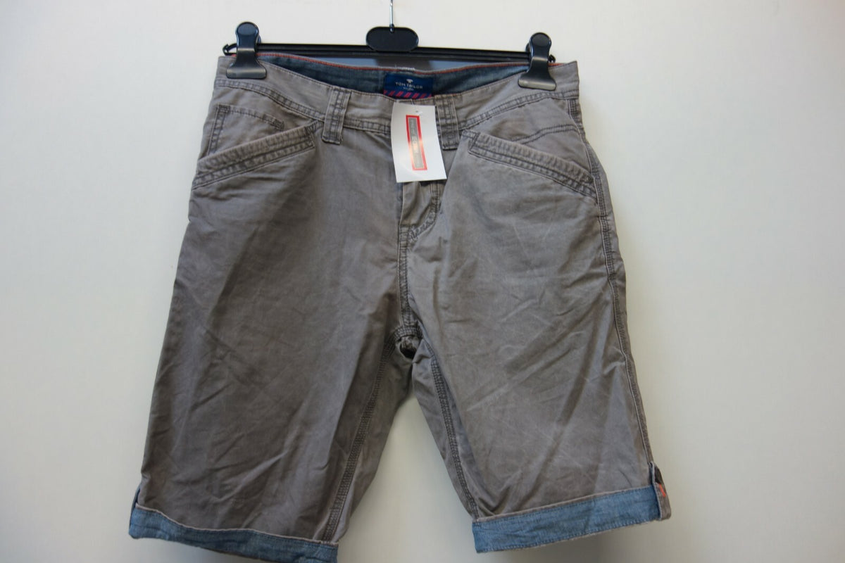 EK0497 Damen Shorts von Tom Tailor, grau, 290