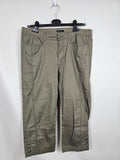 EK6409 Damen Stoffhose von Laura Torelli, Braun, Gr.:440