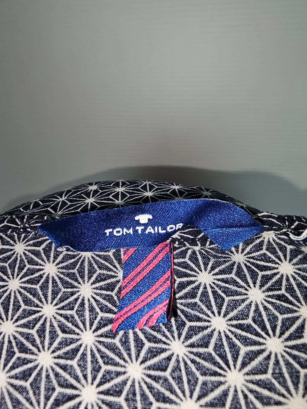 EK6521 Damen Bluse von Tom Tailor, blau-weiß, Gr.404