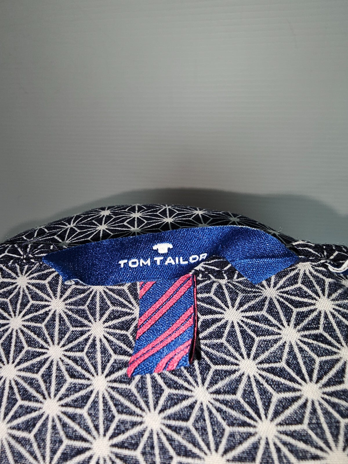 EK6521 Damen Bluse von Tom Tailor, blau-weiß, Gr.404