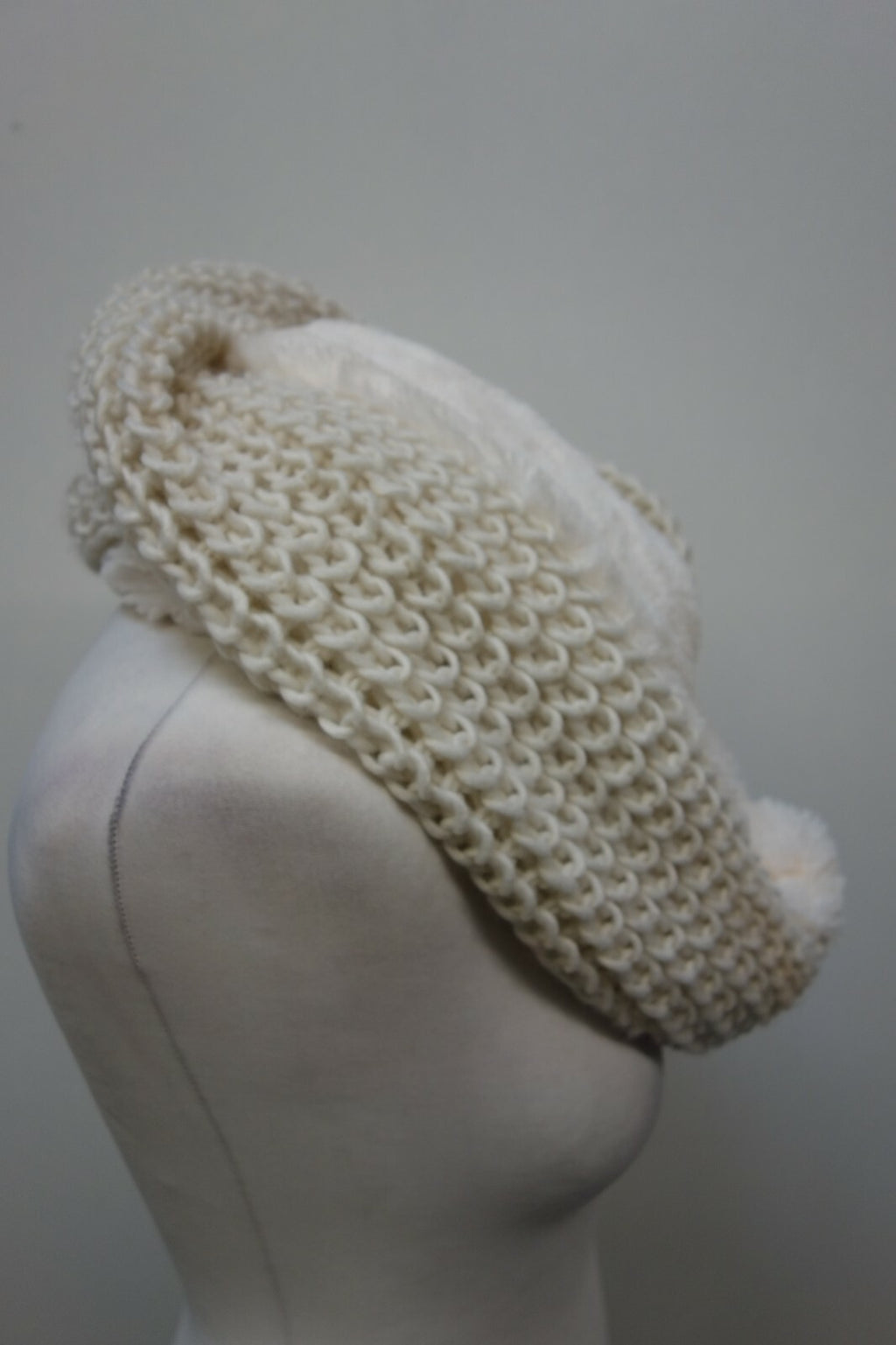 EK1226 Damen Loop Schal, cremeweiß2