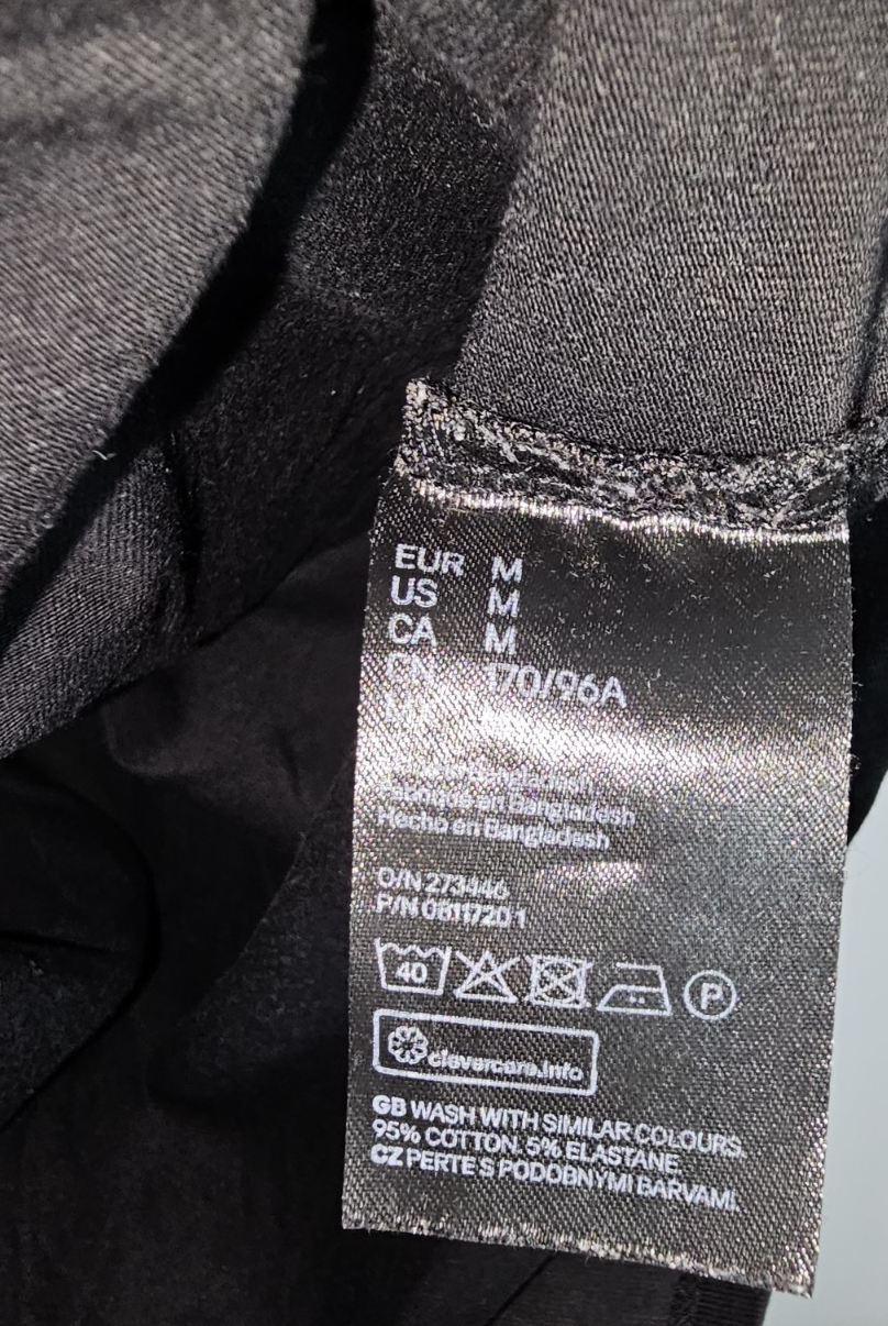 EK7558 Damen Top von H&M, schwarz, Gr.M2