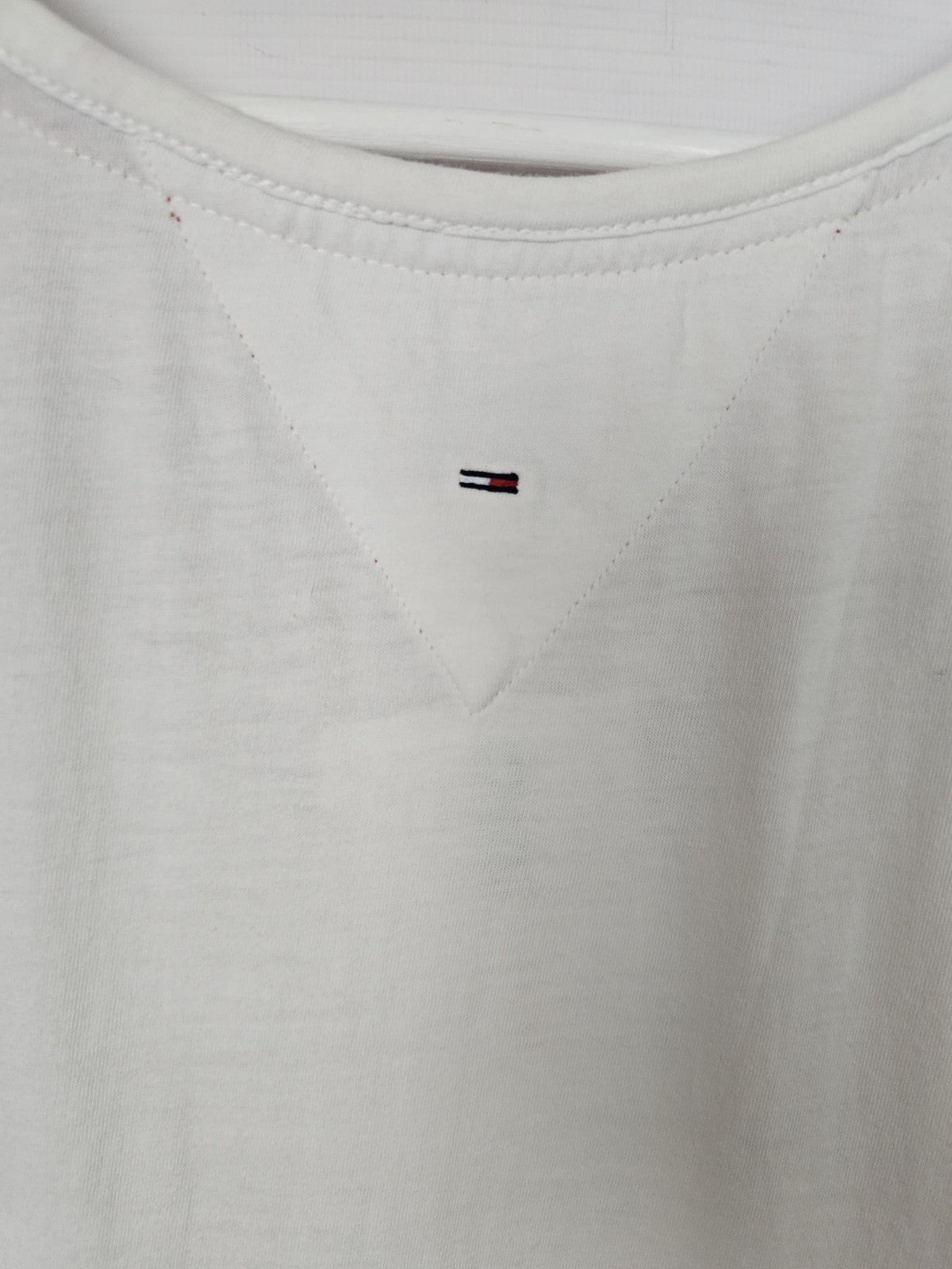EK5157 Damen Kleid von Tommy Hilfiger Denim,  Weiß, Gr. S5