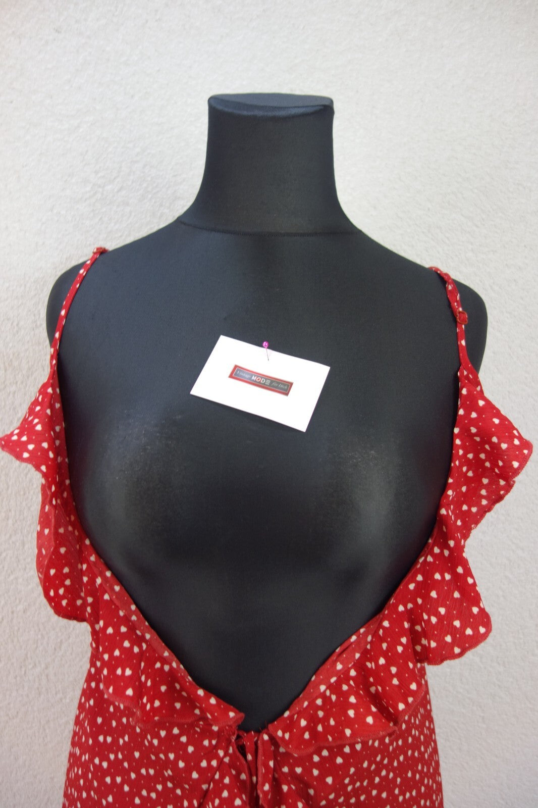 EK1886 Damen Bluse von SheIn, rot, Gr. XS1