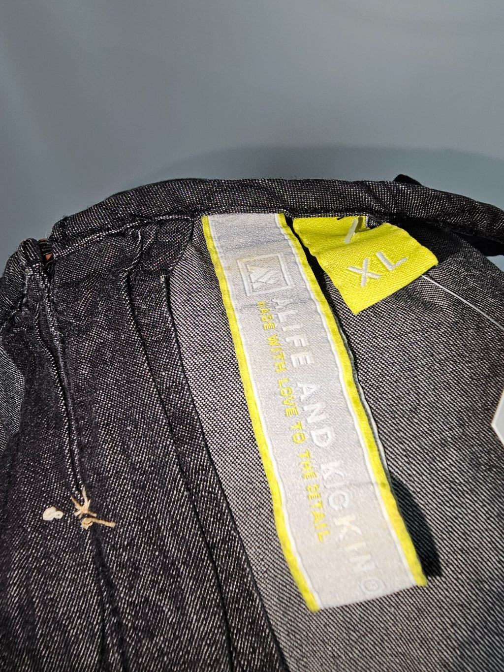 EK1176 Damen Kleid von Alife and Kickin, grau, Gr.XL5