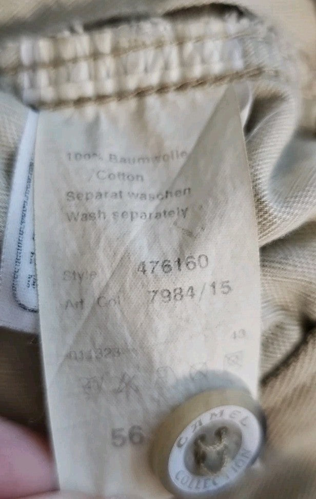 EK7292 Herren Hose Camel Collection Gr.56 Beige3