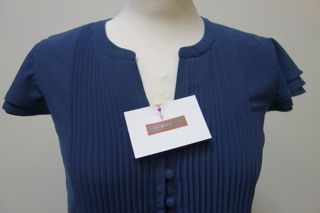 EK2046 Damen Kleid von Vivance, dunkelblau, Gr. S1