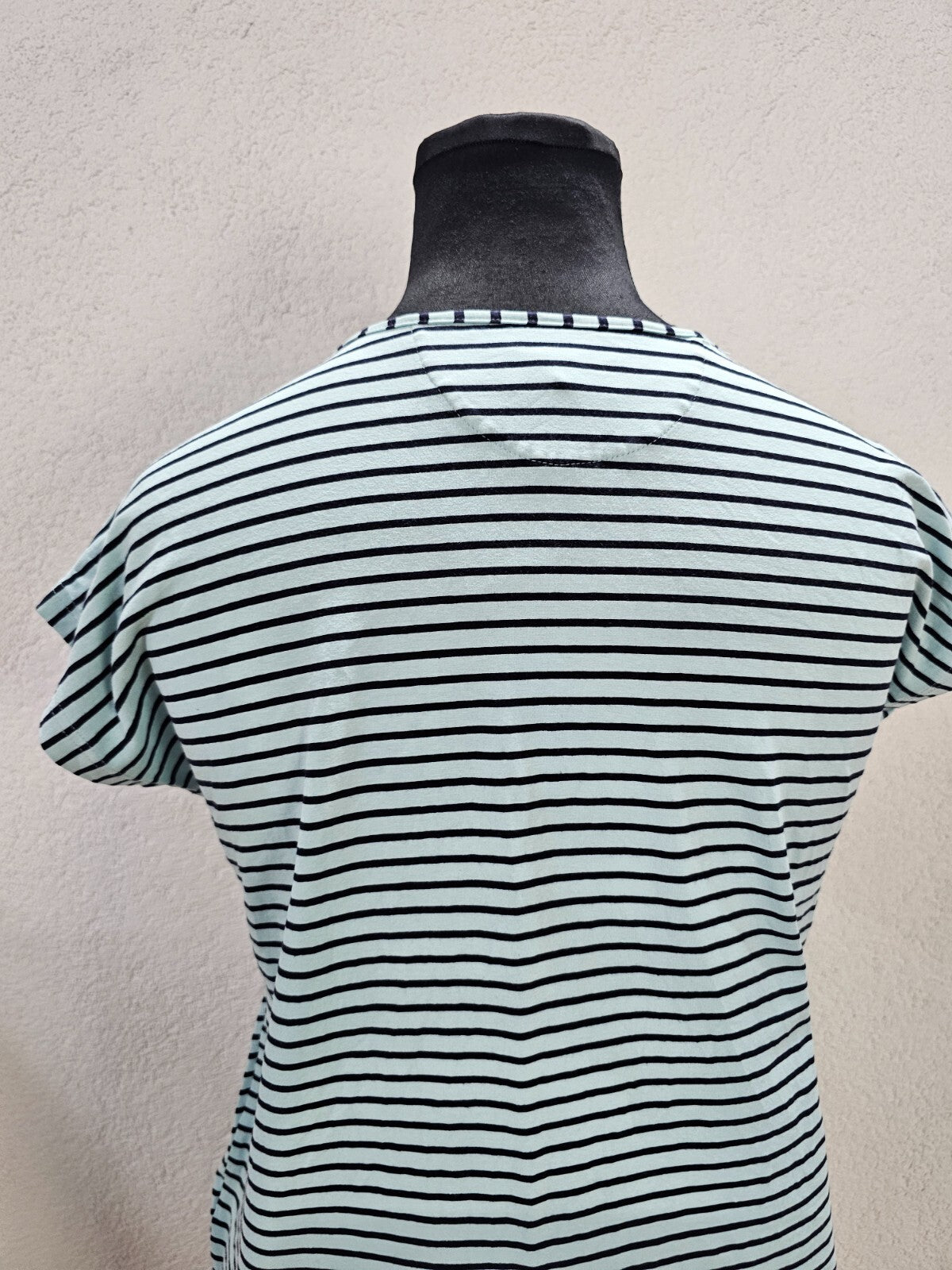 EK6306 Damen Kleid von S´questo, blau, schwarz gestreift, Gr. 427