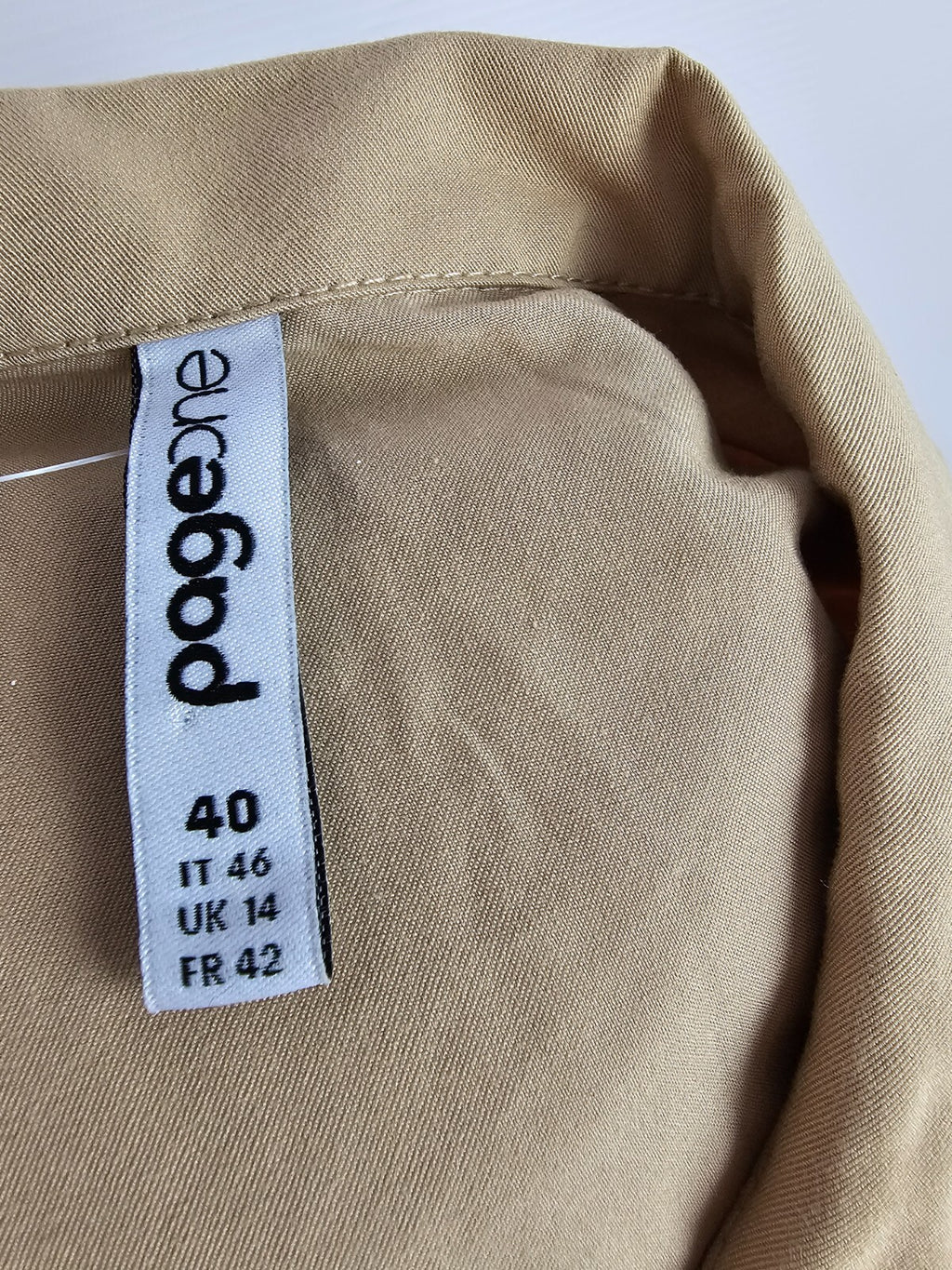 Ek5565 Damen Bluse von Page One, braun, Gr.406