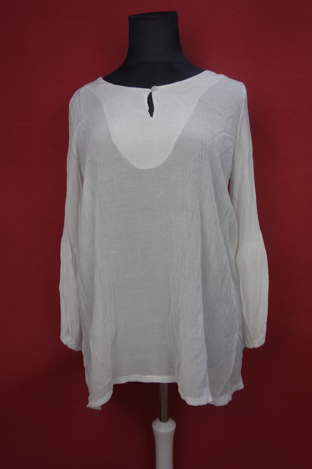 EK3871 Damen Bluse, weiß, Gr. L0