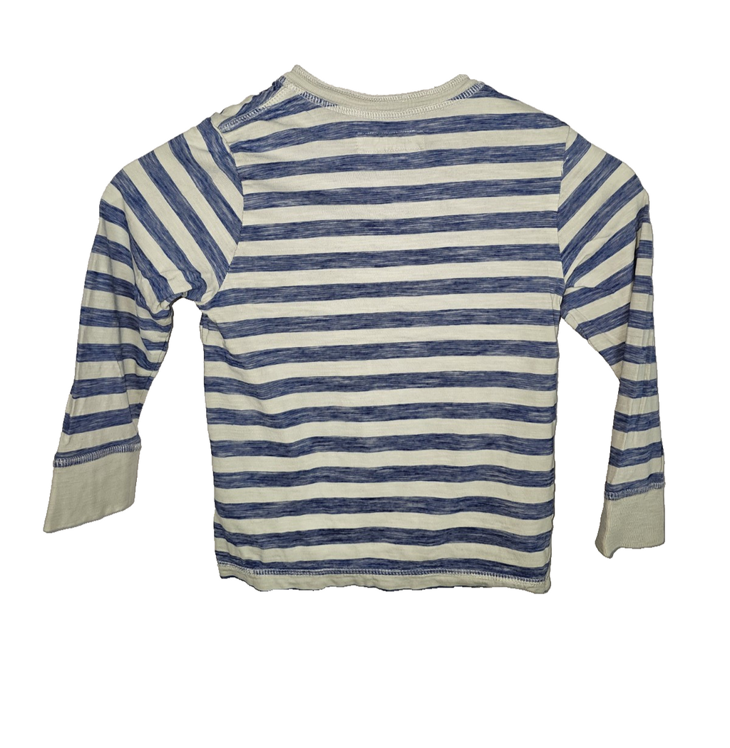 EK7360 Jungen Sweatshirt von H&M, Blau/Weiß, Gr.110/1163