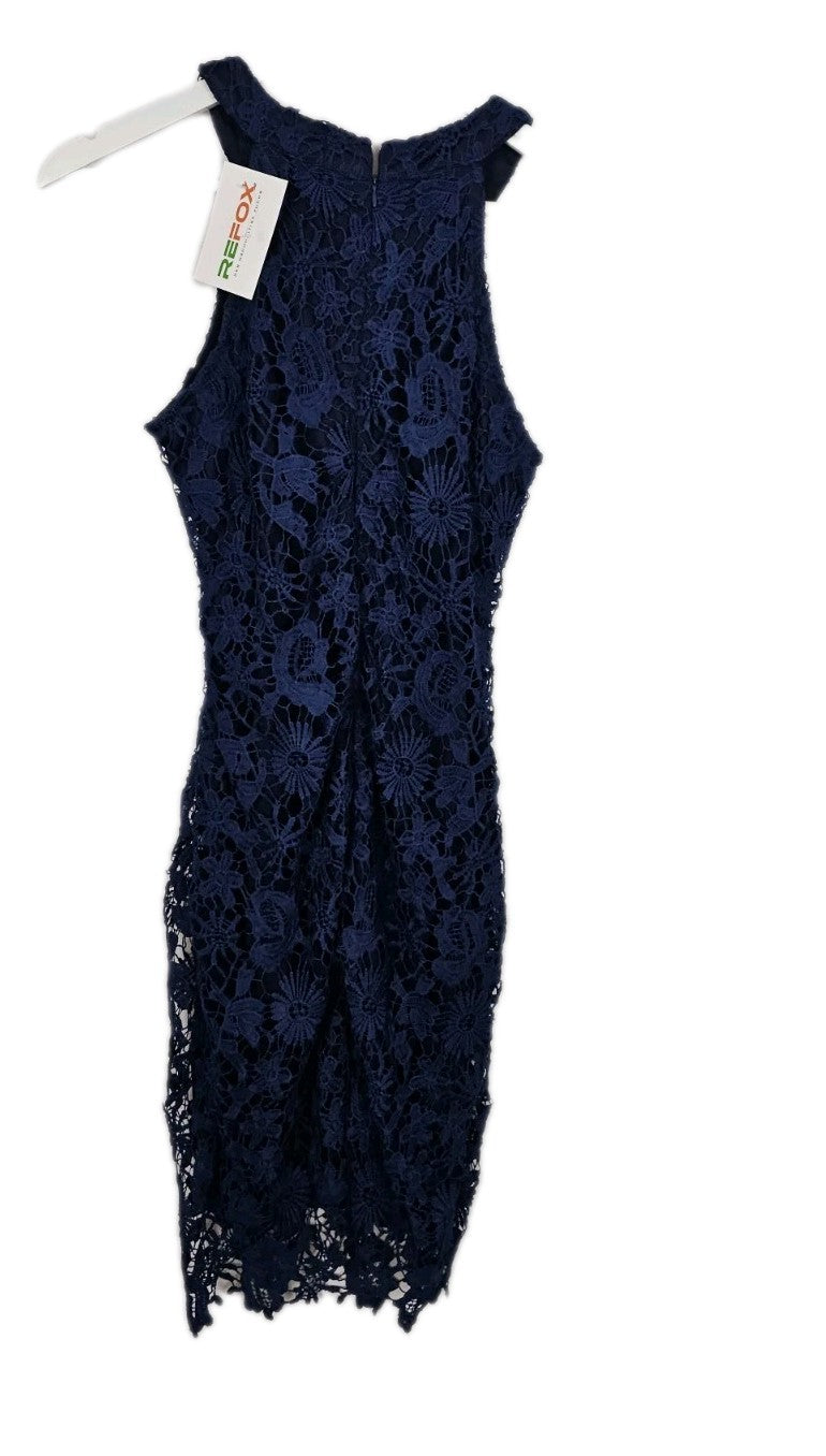 EK9522 Damen Kleid von Meyison, Dunkelblau, Gr. L3