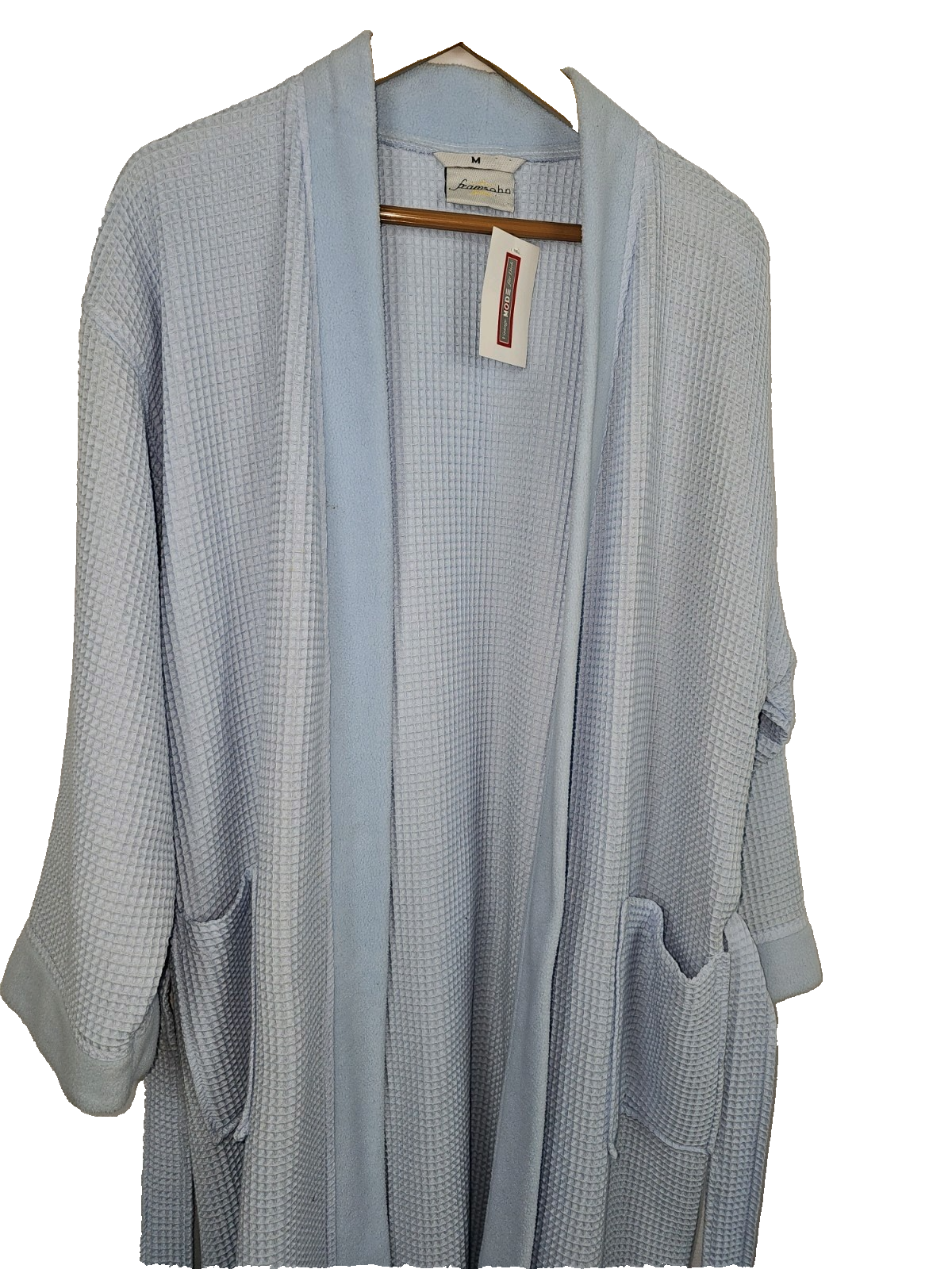 EK6480 Damen Bademantel von Framsohn, Frottier Hellblau, Gr. M1