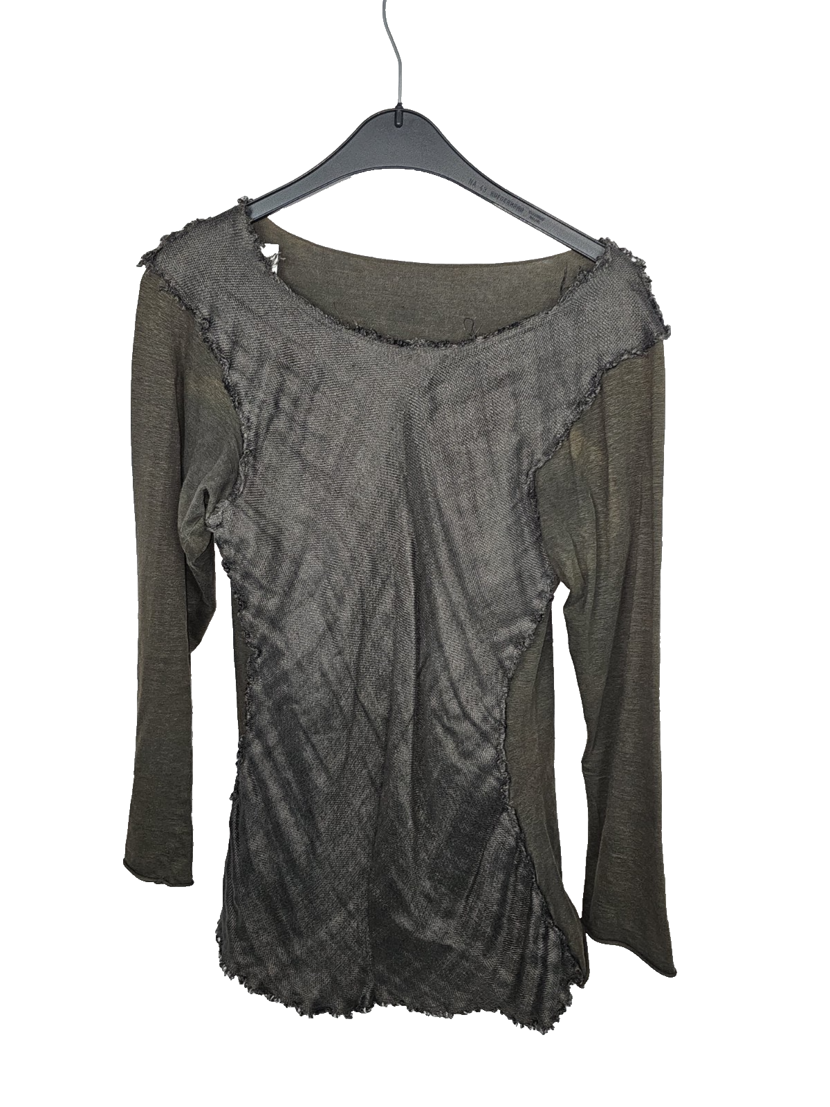 EK8024 Damen Leinen Kleid Made in Germany, Braun, Gr. S2