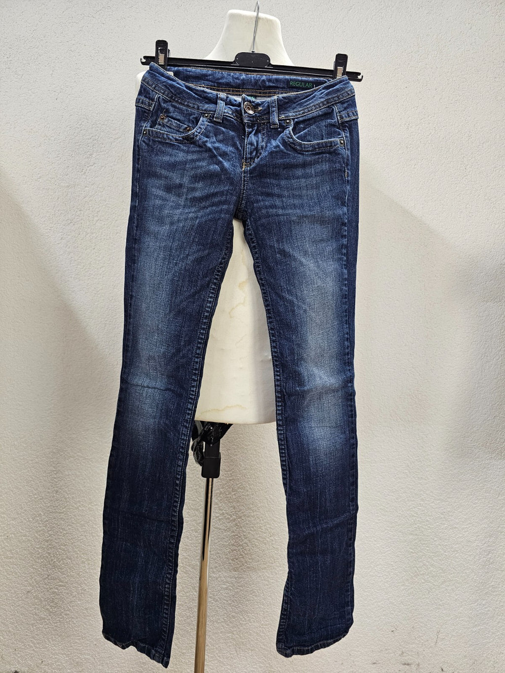 EK6190 Damen Jeans von Benetton, blau, Gr. W250