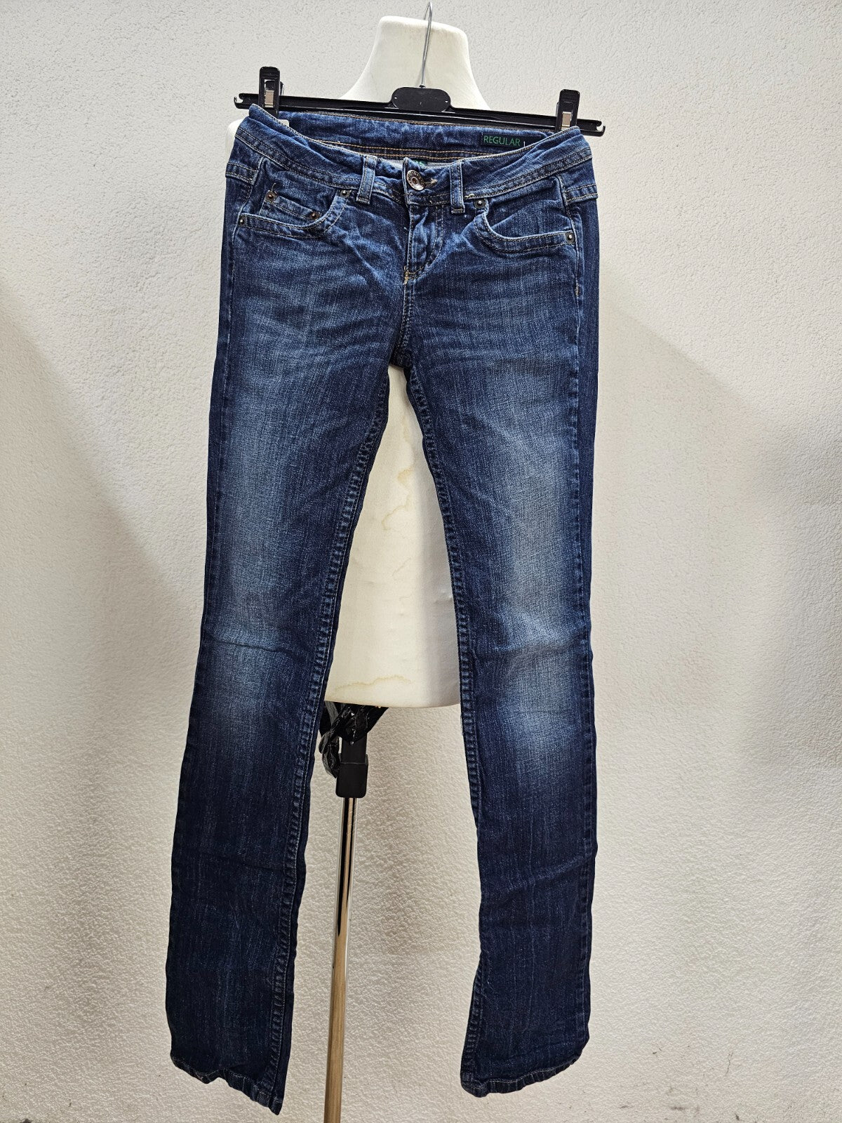 EK6190 Damen Jeans von Benetton, blau, Gr. W250