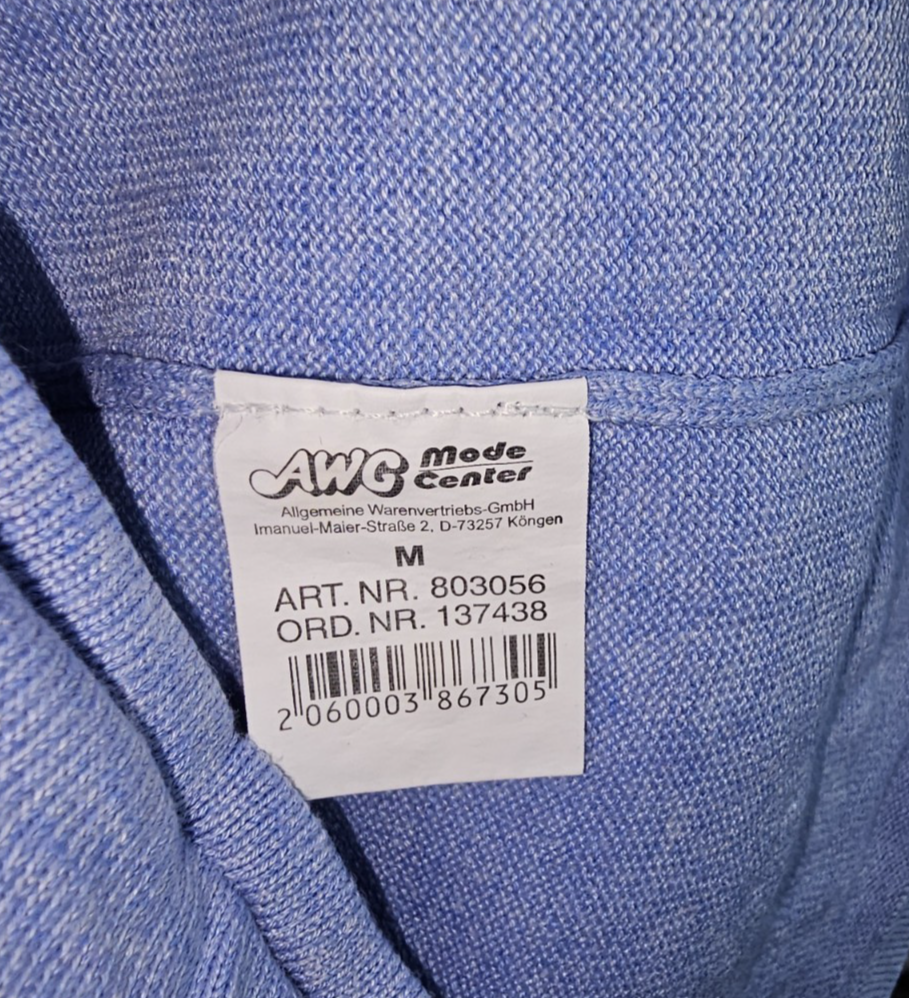 EK7971 Damen Pullover vpn Sure, hellblau, Gr.M3