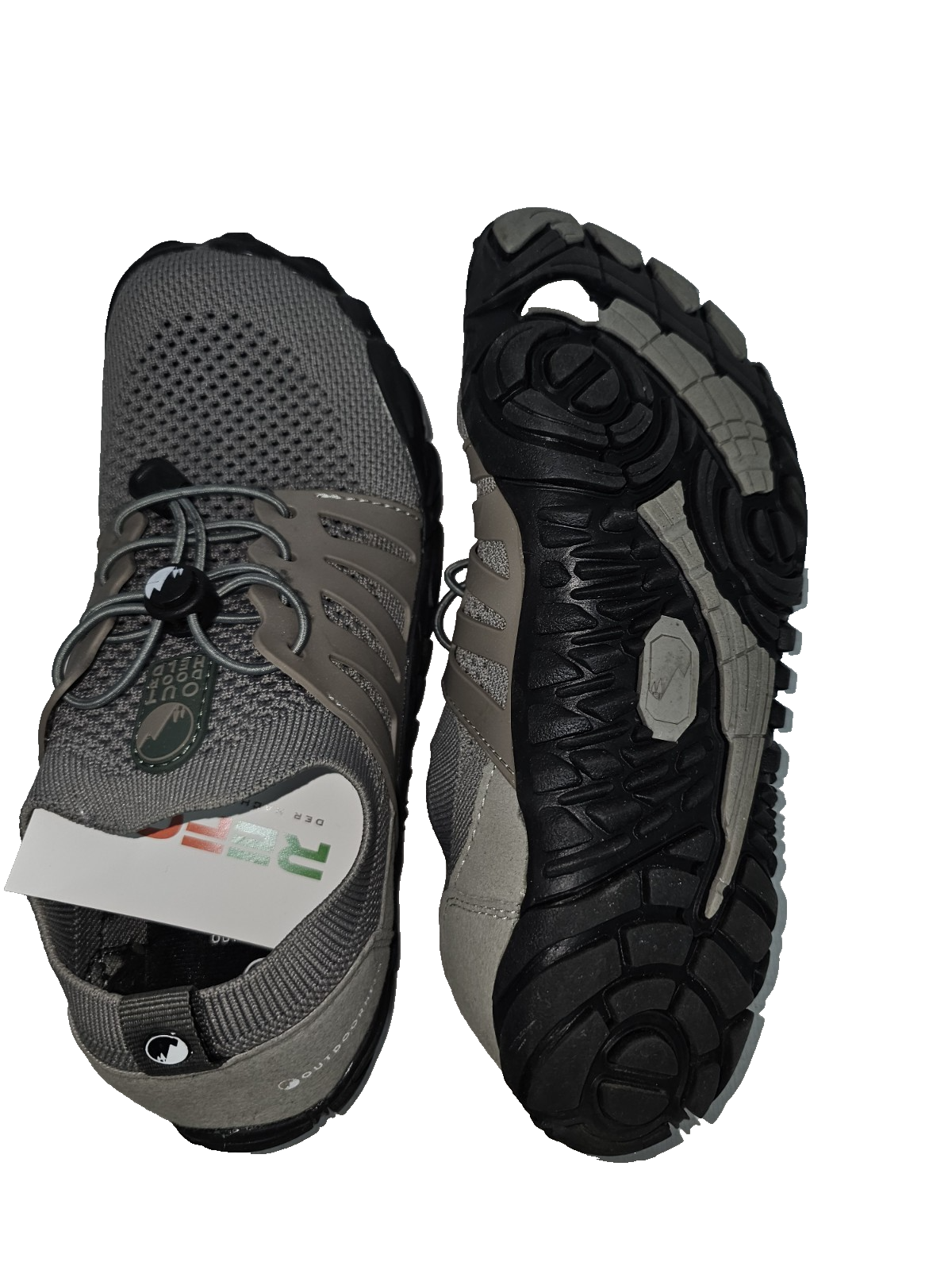 ES757 Damen Barfußschuhe von Outdoor Held, Grau, Gr. 395