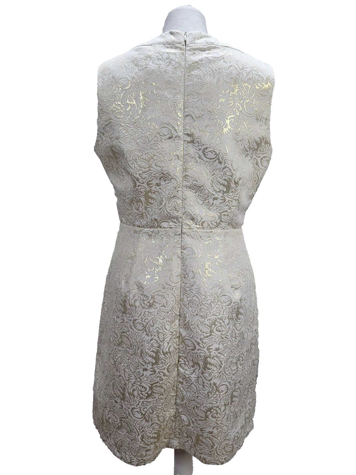 EK2852 Damen Kleid von Little Mistress, weiß/gold, Gr. 423